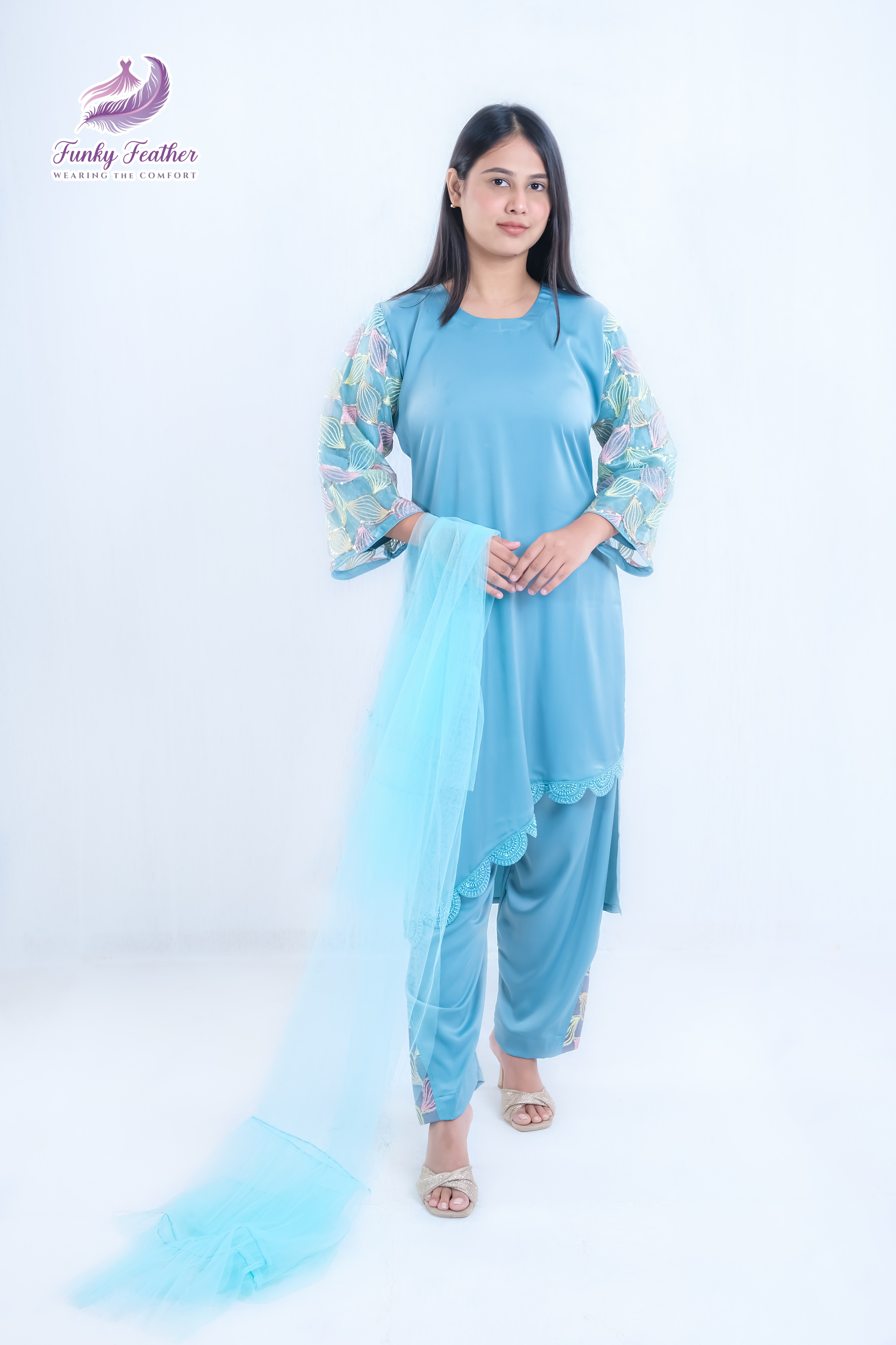 Women's 3 pieces (Water Blue)