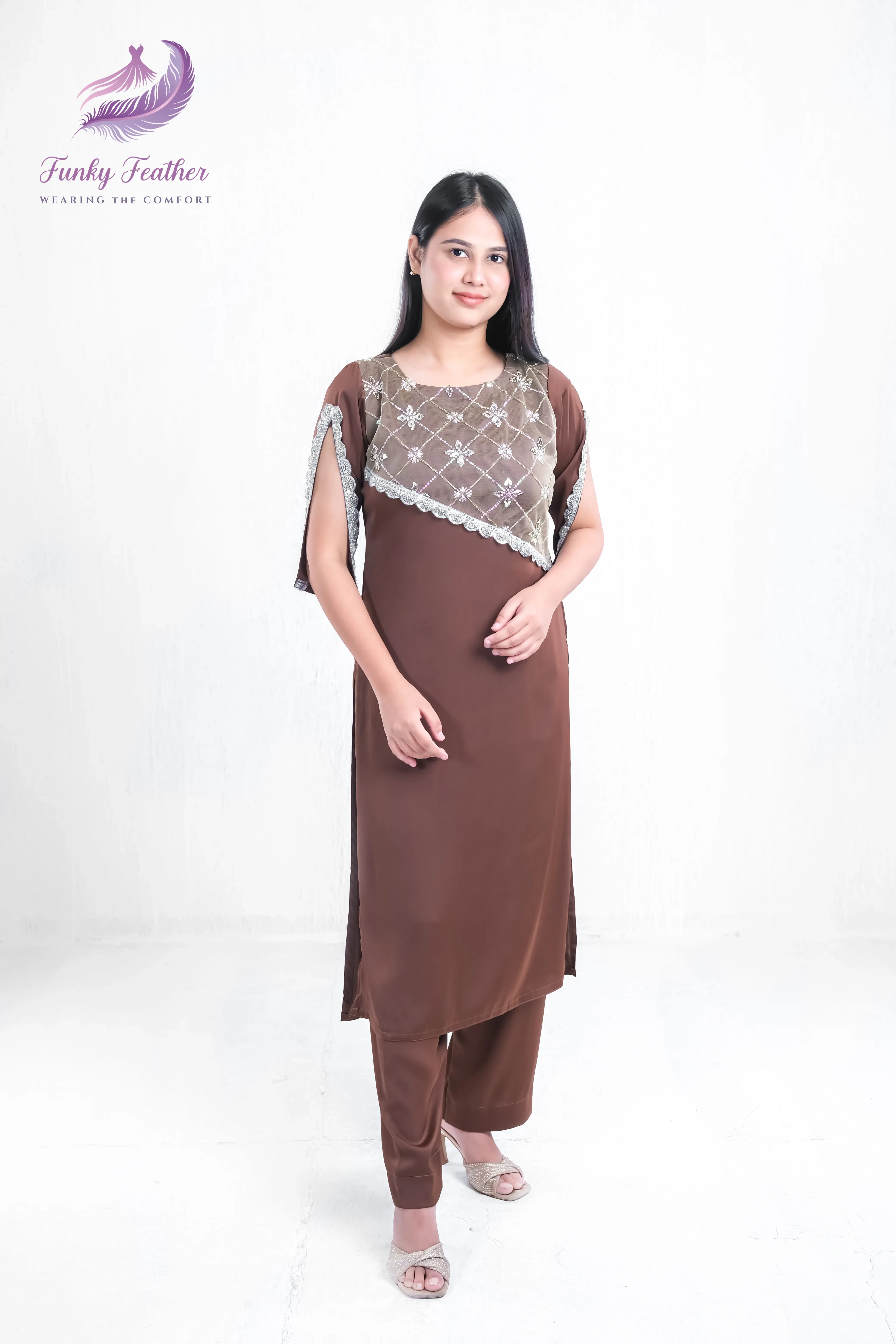 Women's 2 pieces (Light Coffee)
