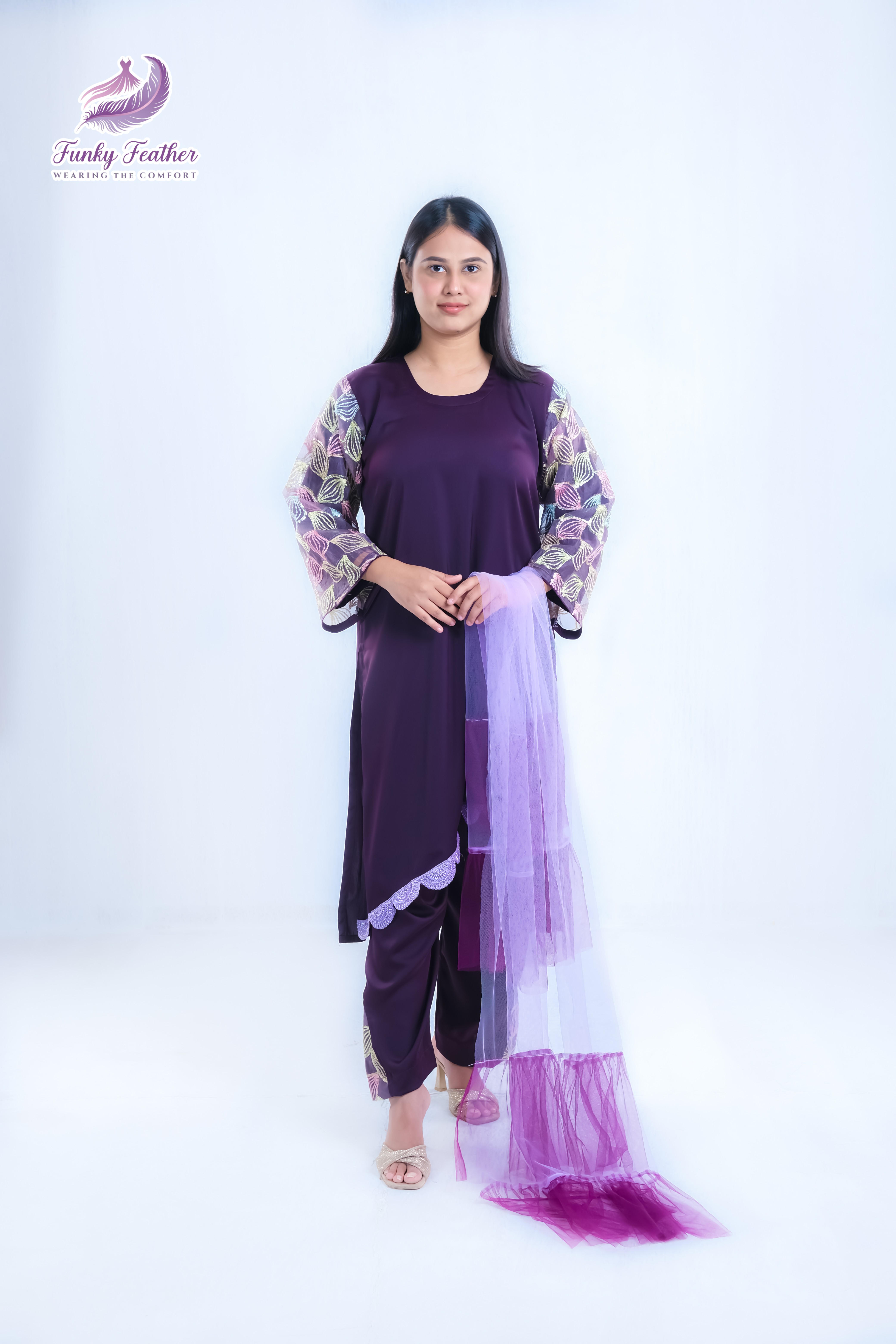 Women's 3 pieces (Dark Purple)